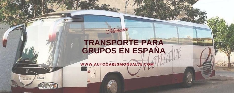 transporte para grupos España